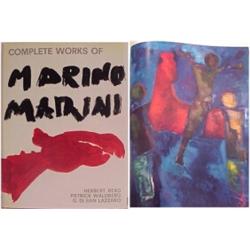 Book: Marino Marini, COMPLETE WORKS OF MARINO MARINI, H. Read, published by Tudor Publishing, N...