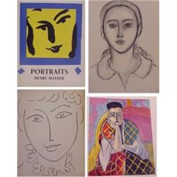 Book: Henri Matisse, PORTRAITS PAR HENRI MATISSE, 1954, Andre Sauret, Monte Carlo, 1st. Edition...