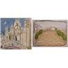 Image 1 : Bosco (20th Century) French, THE CATHEDRAL, oil painting on canvas, 24 x 24", signed upper left...