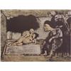 Image 1 : Frederico Castellon (1914-1971) Spanish, SACRIFICAL SEED, 1973, color lithograph, signed in pen...