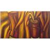 Image 1 : Marco Cingolani (b. 1959) Italian, UNTITLED, 1984, oil painting on canvas, 50 1/4 x 90 1/2"sign...