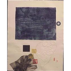 Antonio Clave (b. 1913) Spanish, UNTITLED, color etching with carborumdum, signed in pencil, fr...