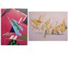 Image 1 : Contemporary School, UNTITLED, 1968; UNTITLED, 1968, two color screenprints, each signed in pen...
