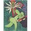 Image 1 : Cornielle (b. 1922) Dutch, ELLE A FLEUR, 1972, color lithograph, signed in pencil, from the num...