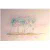 Image 1 : William Crutchfield (b. 1932) American, ZEPPELIN ISLAND (T.156), 1977, color lithograph, signed...