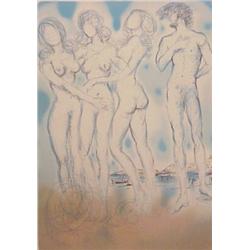 Salvador Dali (1904-1989) Spanish, JUDGMENT OF PARIS (M.1562; F. 79-3), 1979, color lithograph,...