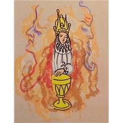 Salvador Dali (1904-1989) Spanish, PRINCE OF CUPS (M.1517; F.79-15), 1977, color lithograph, si...