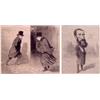 Image 1 : Honore Daumier (1808-1879) French, THE CORNER; BEARDED MAN, two lithographs as published in the...