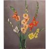 Image 1 : Henry Fonda (20th Century) American, GLADIOLAS, 1949, 24 x 20 3/4", watercolor on paper, signed...