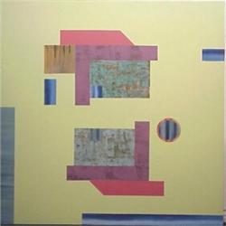 Edgar Franceschi (20th Century), O MODERNISM, 1987, oil painting on canvas, 60 x 60 , titled si...