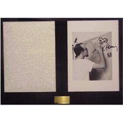 Keith Haring (1958-1990) American, BABY, 1988, lithograph, 11 1/2 x 8 1/2", along with a signed...