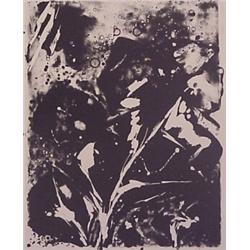 Matsumi Kanemitzu (b. 1922) Japanese, UNTITLED, 1961, color lithograph, signed in pencil, from...
