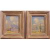 Image 1 : Thos L. Lewis (20th Century) American, TAOS LANDSCAPES, two oil paintings on canvas, each 8 x 6...