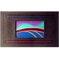 Neil Loeb (b. 1950) American, HEAVEN AND EARTH, 1989, colored cast paper multiple, 29 1/2 x 46"...