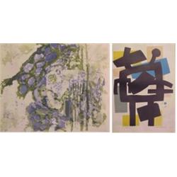 Macanari? & another (20th Century), UNTITLED, 1957, color lithograph, signed in pencil, from th...