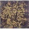 Image 1 : Begonia Marganon (20th Century), RED #1, 1988, oil painting on canvas with sand, 19 1/2 x 19 1/...