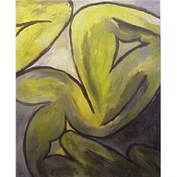Diego Melero (20th Century) Argentinian, EN APBONTE, 1988, acrylic painting on canvas, 74 1/2 x...