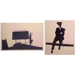 Arnold Mesches (b. 1923) American, GAS PAYS DIVIDENDS, 1969, screenprint, signed in pencil, fro...