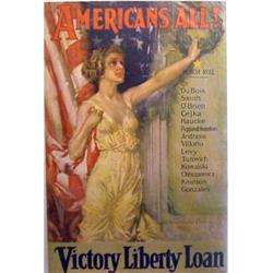 Poster: Howard Chandler Chrisey, AMERICANS ALL!, VICTORY LIBERTY LOAN, 1917, color lithograph p...