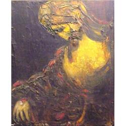 Joachim Probst (b. 1913) American, ALEXANDER THE GREAT, 1972, oil painting on canvas, 60 x 50",...