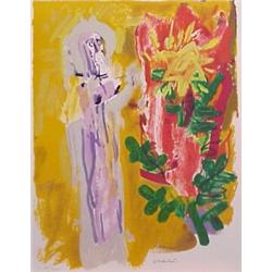 Abraham Ratttner (1895-1978) American, THE PROPHET, 1972, color lithograph, signed in pencil, f...