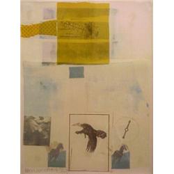 Robert Rauschenberg (b. 1925) American, WHY YOU CAN'T TELL #1, color screenprint with silk coll...
