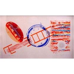 James Rosenquist (b. 1933) American, CLIFF HANGER (G.132), 1978, color etching with hand colori...