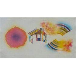 James Rosenquist (b. 1933) American, HOT LAKE (G.148), 1978, color etching with hand coloring,...