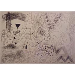 A.R. Penck (b. 1939) German, CONCEPT, etching, signed in pencil, from the numbered edition of 5...