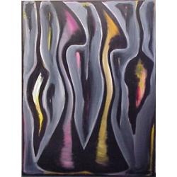 Shelia Ruth (b. 1954) American, TRANS-GENERATION, 1989, oil painting on canvas, 75 x 58", title...