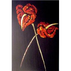 Shelia Ruth (b. 1954) American, UNTITLED, 1983, oil painting on canvas, 90 x 60", signed and da...