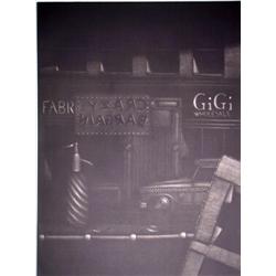 Laurent Schkolnyk (20th Century) French, GIG WHOLESALE, mezzotint etching, signed in pencil, fr...