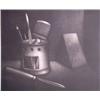Image 1 : Laurent Schkolnyk (20th Century) French, ETCHER'S TOOLS, mezzotint etching, signed in pencil, f...