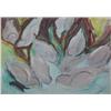 Image 1 : Seth Siederman (b. 1954) American, UNTITLED, oil painting on paper, 29 x 41", signed lower righ...