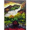 Image 1 : Paul Sierra (20th Century) American, UNTITLED, oil painting on canvas, 60 x 43 1/2", initialed...