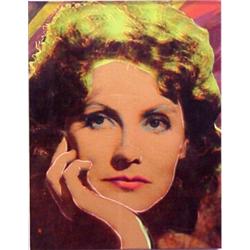 Rupert Jasen Smith (b. 1954) American, GARBO, synthetic polymer screenprint painting on canvas,...