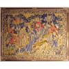 Image 1 : Tapestry, RENAISSANCE FIGURES WITH HOUNDS, a fine woven wool tapestry, 51 x 65", nice frame. $8...