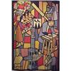 Image 1 : Tapestry, EXPLORERS, a fine woven wool tapestry, 100 x 72". $800/1200...