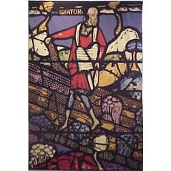 Tapestry, SOWER, a fine woven wool tapestry, 101 x 68". $800/1200...