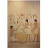 Image 1 : Tapestry, EGYPTIAN TRADERS (left), a fine woven wool tapestry, 101 x 71". $700/900...
