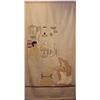 Image 1 : Tapestry, EGYPTIAN TRADERS (fish), a fine woven wool tapestry, 101 x 53". $600/800...