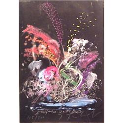 Jean Tinguiley (1925-1991) Swiss, UNTITLED, color lithograph, signed in pencil, from the number...