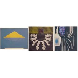 Various artists: three (20th Century), VARIOUS SUBJECTS, 1967 +, a color lithograph and a color...