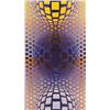 Image 1 : Victor Vasarely (1908-1997) Hungarian, GLOBES, color screenprint, signed in pencil, from the nu...