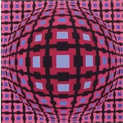 Victor Vasarely (1908-1997) Hungarian, GOENSOD, color screenprint, signed in pencil, from the n...