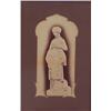 Image 1 : Vintage Photograph, STATUE OF WOMAN WITH VESSEL, vintage black & white photograph in elaboratel...