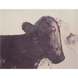 Theodore Waddell (20th Century) American, ANGUS I, State I, 1985, color lithograph, signed in p...