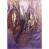 Image 1 : Klaus Dieter Zimmer (b. 1960) Austrian, UNTITLED, acrylic painting on paper, 33 x 23 1/2", sign...