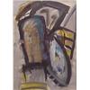 Image 1 : Klaus Dieter Zimmer (b. 1960) Austrian, ABSTRACT #12, watercolor on paper, 33 x 23 1/2", signed...