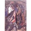 Image 1 : Klaus Dieter Zimmer (b. 1960) Austrian, ABSTRACT #13, acrylic painting on paper, 33 x 23 1/2",...